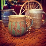 Beautiful mugs by local potter Cynthia Handlen.jpg
