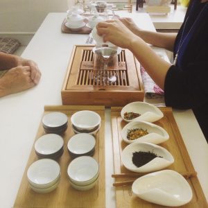 Tea tasting at TeeMaa