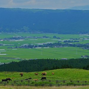 Aso Valley in Kumamoto