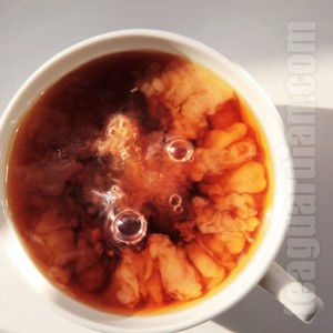 Milk in tea