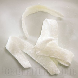 Candied fruit for Chinese New Year tea: Shredded Coconut