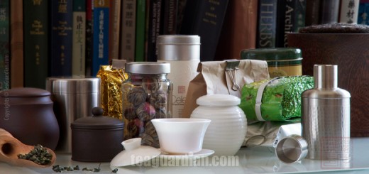 Various tea storage materials and containers