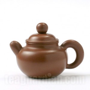 Yixing teapot with extra large lid bead