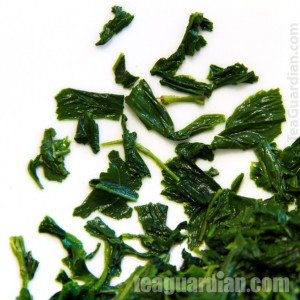 Infused leaves of gyokuro