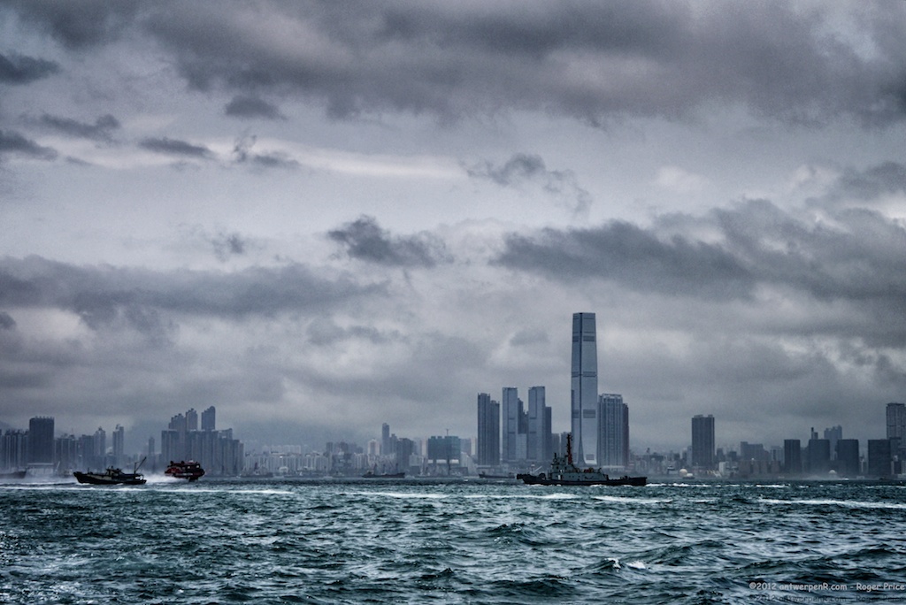 Storms over Hong Kong