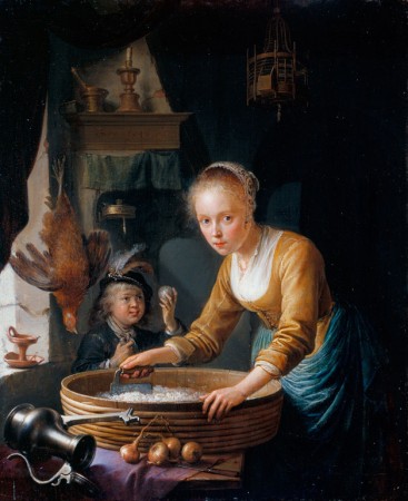 Girl Chopping Onion