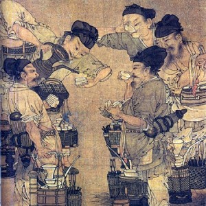 Liu Song Nian: Tea Competition 劉松年_茗園賭市圖