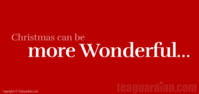 Christmas can be more wonderful